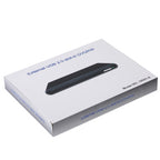 USB 2.0 Slim Aluminum Alloy Portable Slot-in External DVD-RW Drive, Plug and Play