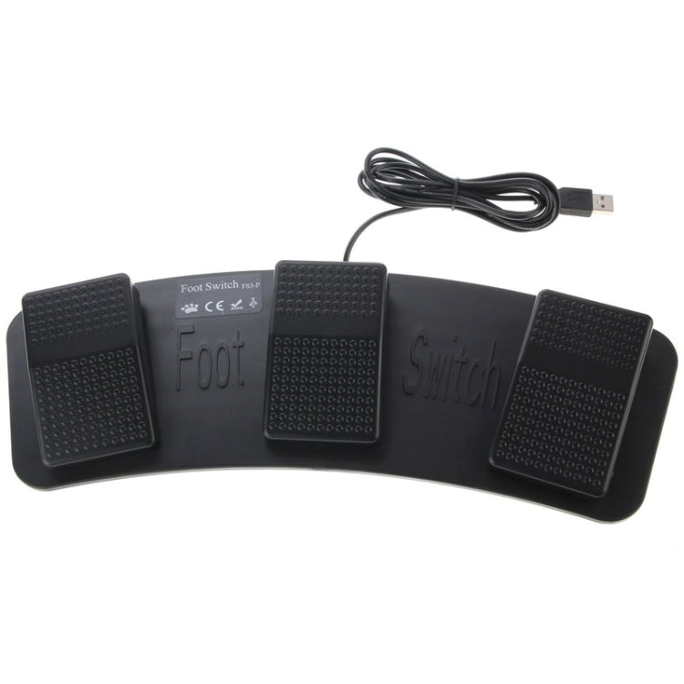 PC USB Triple Action Foot Switch — 2 Foot Switch