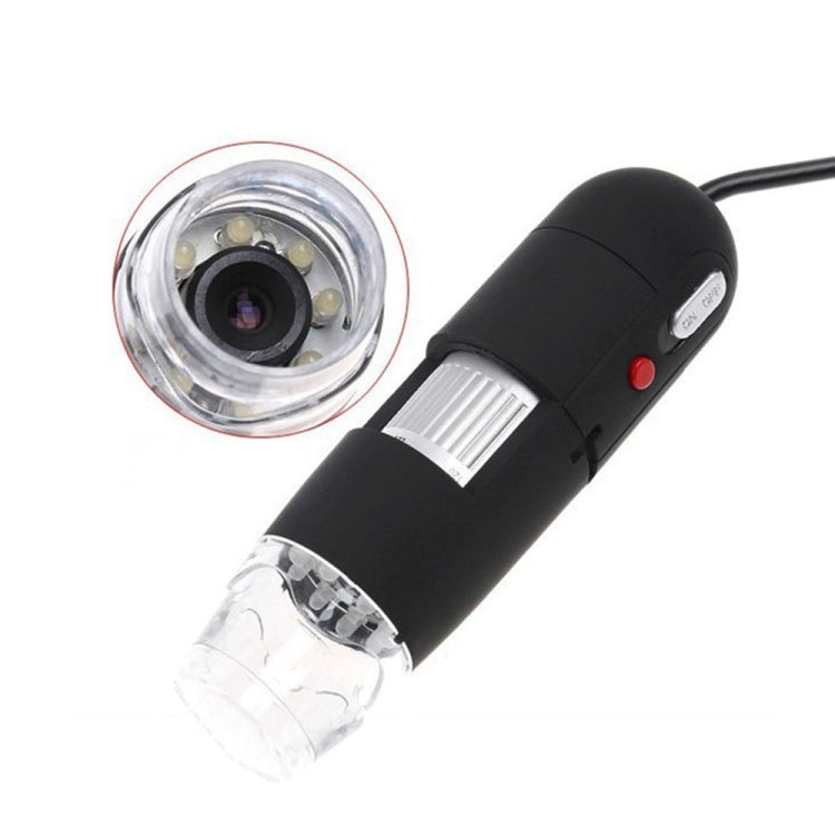 2.0 Mega Pixels 800X USB Digital Microscope with 8 LED White Light / Holder
