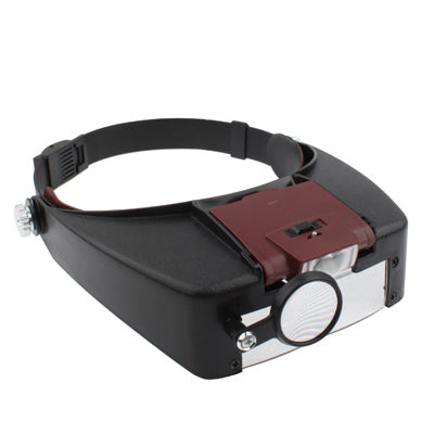 Headband Style 1.5X / 3X / 8.5X / 10X Magnifier with 2 LED Lights