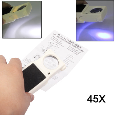Pull-Type 45X Jewelry Magnifier