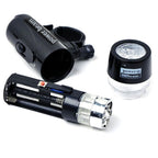 5 LED Water Resistant Bike Bicycle Head Light+ Rear Safety Flashlight