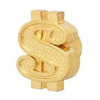 Universal 8mm Dollar Style Plastic Car Tire Valve Caps, Pack of 4