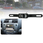 7 LED IR Infrared Waterproof Night Vision License Plate Frame Astern Backsight With Scaleplate, Support Installed in GPS Navigator, Wide Viewing Angle: 140 degree
