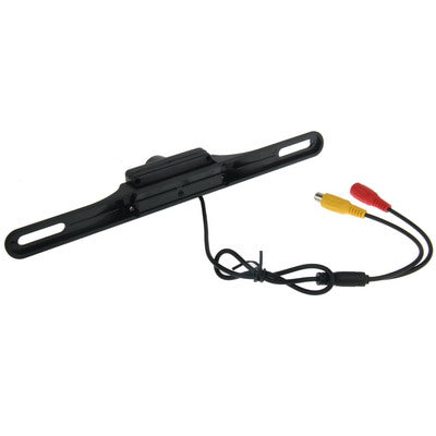 7 LED IR Infrared Waterproof Night Vision License Plate Frame Astern Backsight With Scaleplate, Support Installed in GPS Navigator, Wide Viewing Angle: 140 degree