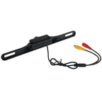 7 LED IR Infrared Waterproof Night Vision License Plate Frame Astern Backsight With Scaleplate, Support Installed in GPS Navigator, Wide Viewing Angle: 140 degree