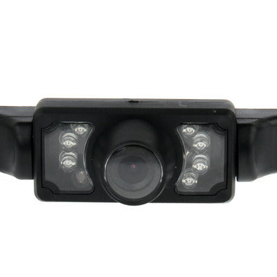 7 LED IR Infrared Waterproof Night Vision License Plate Frame Astern Backsight With Scaleplate, Support Installed in GPS Navigator, Wide Viewing Angle: 140 degree