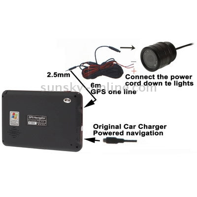 7 LED IR Infrared Waterproof Night Vision License Plate Frame Astern Backsight With Scaleplate, Support Installed in GPS Navigator, Wide Viewing Angle: 140 degree