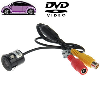 Waterproof Wired Punch DVD Rear View Camera With Scaleplate, Support Installed in Car DVD Navigator or Car Monitor, Wide Viewing Angle: 170 degree (WD004)