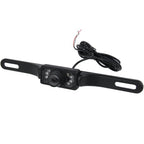 6 LED IR Infrared Waterproof Night Vision Wireless License Plate Frame Astern Backsight Rear View Camera, Support Installed in Car DVD Navigator or Car Monitor, Wide Viewing Angle: 140 degree