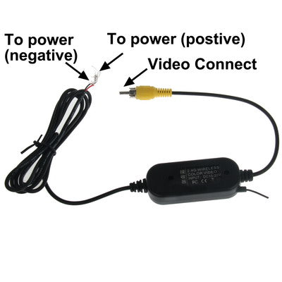 6 LED IR Infrared Waterproof Night Vision Wireless License Plate Frame Astern Backsight Rear View Camera, Support Installed in Car DVD Navigator or Car Monitor, Wide Viewing Angle: 140 degree