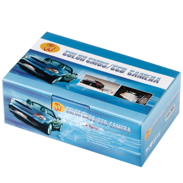 E400 Waterproof 2 LED Color CMOS/CCD Auto Car Rear View Camera for Security Backup Parking