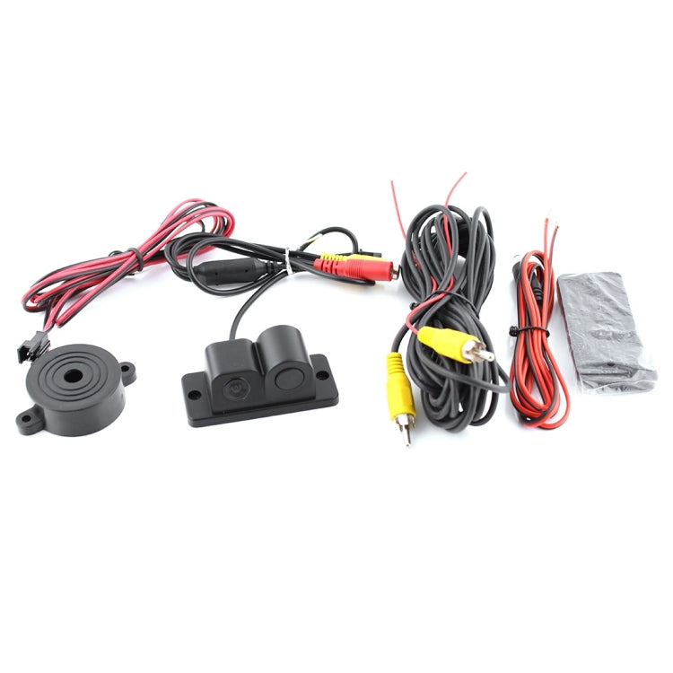 Mini 160 Degrees View Angle Car Rear View Reverse Backup Car Camera with Parking(Black), 2 in 1
