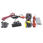 Mini 160 Degrees View Angle Car Rear View Reverse Backup Car Camera with Parking(Black), 2 in 1