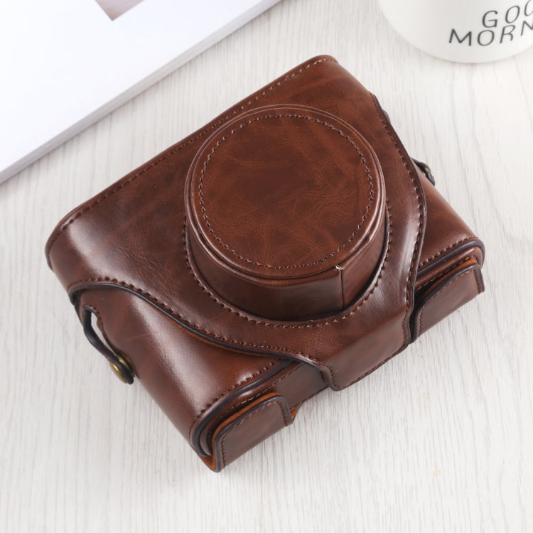 Full Body Camera PU Leather Case Bag with Strap for FUJIFILM X10 / X20