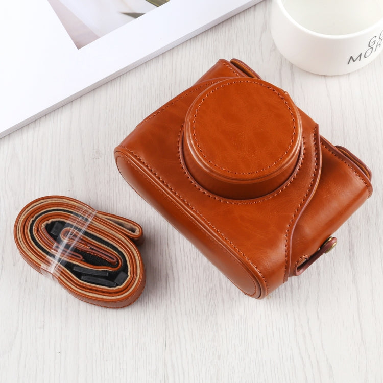 Full Body Camera PU Leather Case Bag with Strap for FUJIFILM X10 / X20