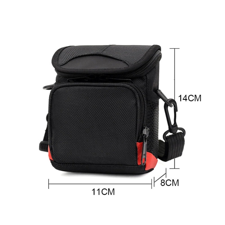 Universal Mini Digital Cloth Camera Bag with Strap, Size: 115 x 105 x 155mm