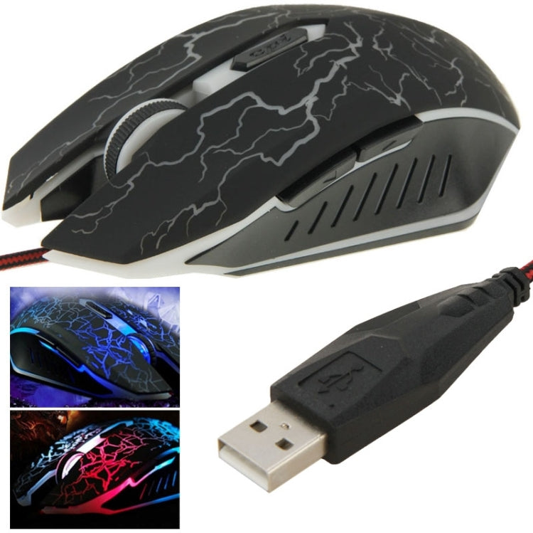 Wired Optical Magic Gaming Mouse for Computer PC Laptop, USB 6D
