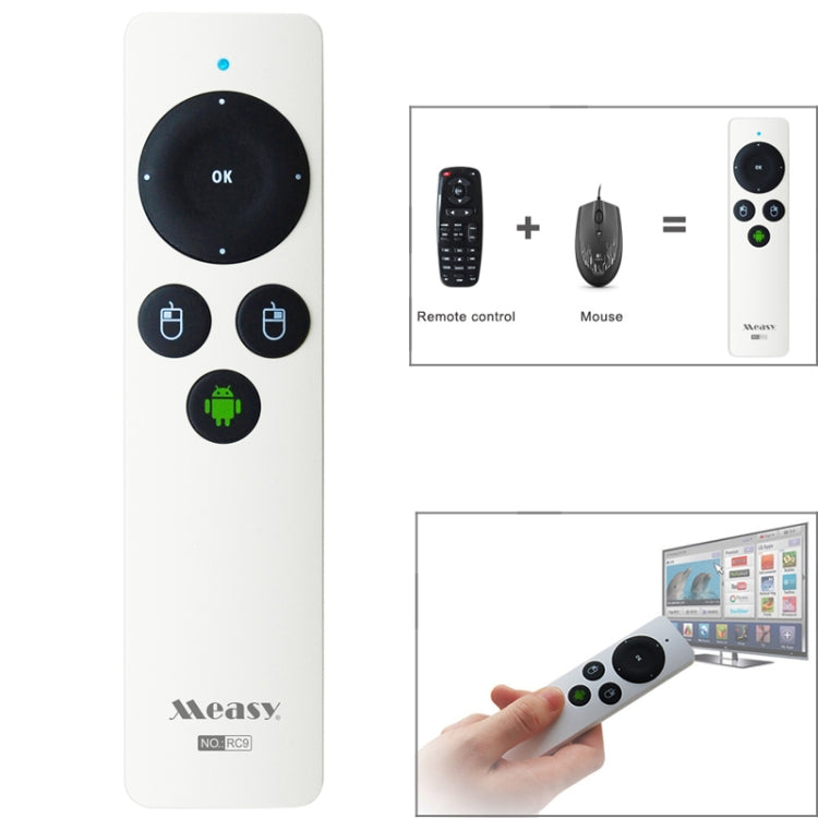 Gyroscope Mini Air Mouse 2.4G RF Wireless for Android TV Box PC, Measy RC9