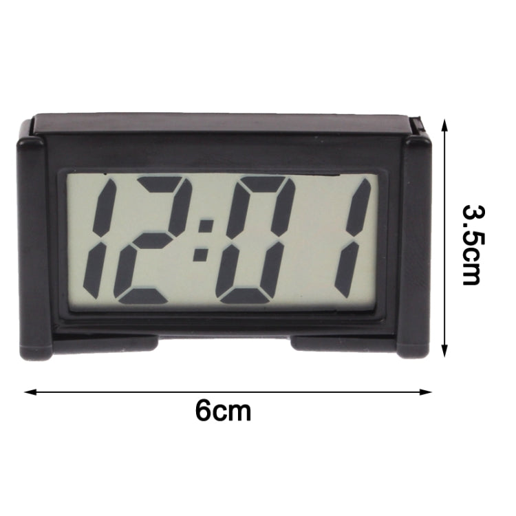 LCD Digital Electronic Car Clock Car Interior Accessory Date Calendar Time Display