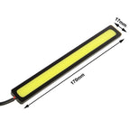 2 x 6W DIY White LED Daytime Running Light / DRL Lamp, Length: 17cm