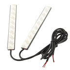 2 x 6W DIY White LED Daytime Running Light / DRL Lamp, Length: 17cm
