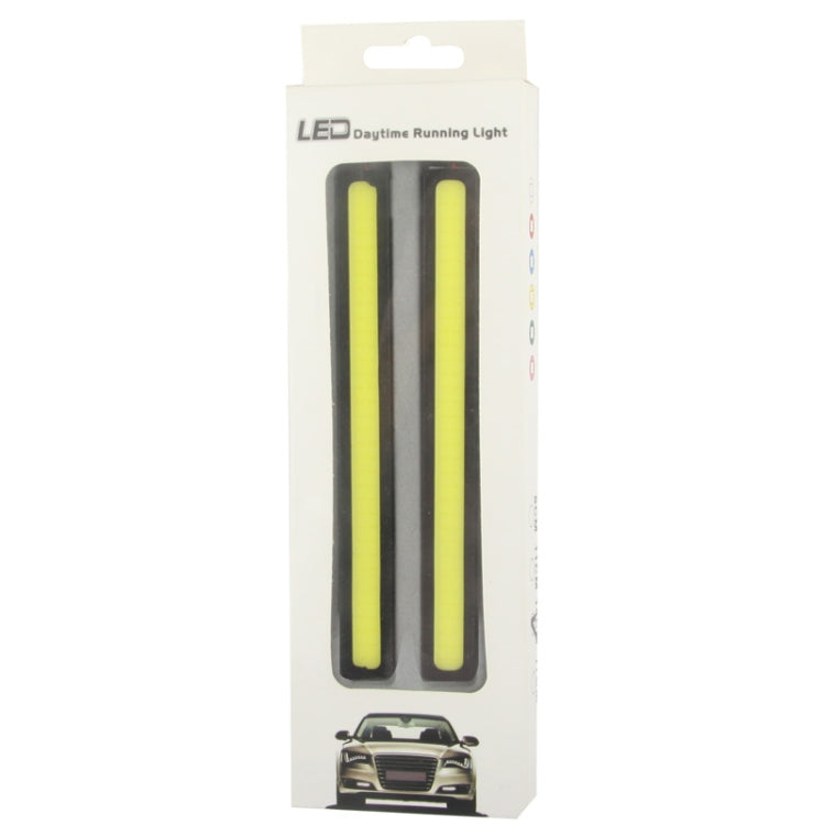 2 x 6W DIY White LED Daytime Running Light / DRL Lamp, Length: 17cm