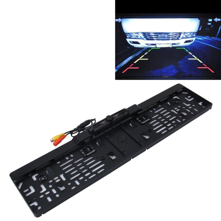 European Car License Plate Frame Rear View Camera, Size: 52.8cm x 12.6cm