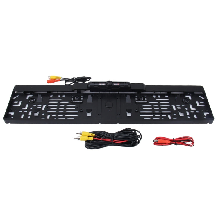 European Car License Plate Frame Rear View Camera, Size: 52.8cm x 12.6cm