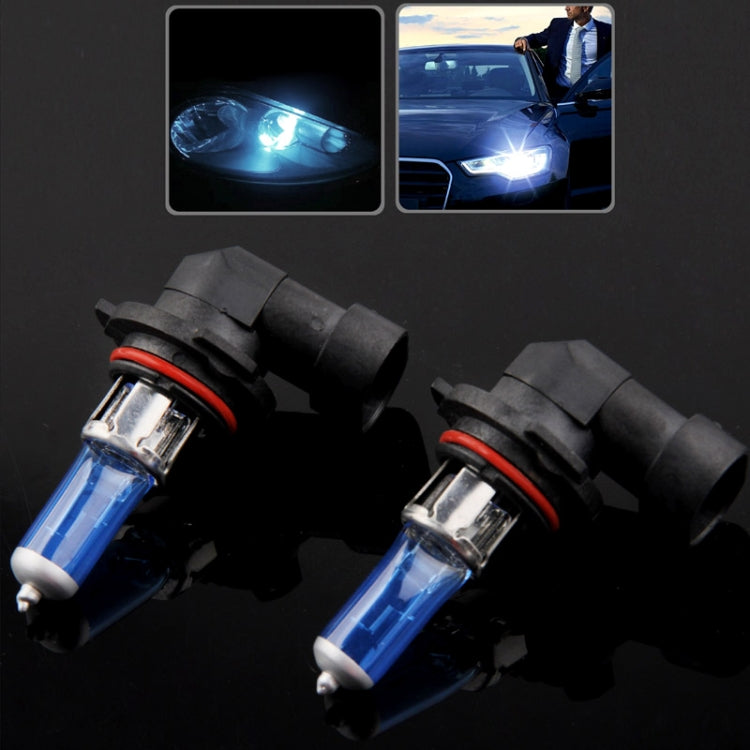 Halogen Bulb, Super White Car Headlight Bulb, 12 V / 55W, 6000K 1700 LM (Pair) — H4