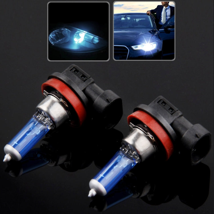 Halogen Bulb, Super White Car Headlight Bulb, 12 V / 55W, 6000K 1700 LM (Pair) — 9006