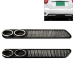 2 PCS Car Tail Pipes Exhaust Pipe Decorative Sticker