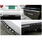 2 PCS Car Tail Pipes Exhaust Pipe Decorative Sticker