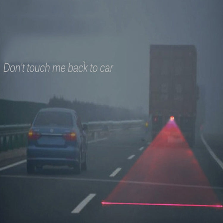 Car Universal Alarm 650nm Red Laser Tail Fog Light Lamp