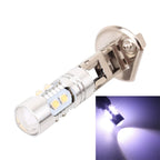 H1 50W 600LM 5500K White Light 10 SMD-2828-LEDs Car Foglight, Constant Current, DC12-24V