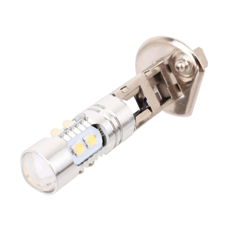 H1 50W 600LM 5500K White Light 10 SMD-2828-LEDs Car Foglight, Constant Current, DC12-24V