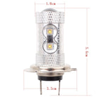 750LM 6500K White Light 10-3535-LEDs Car Foglight, Constant Current, DC12-24V, H7 50W