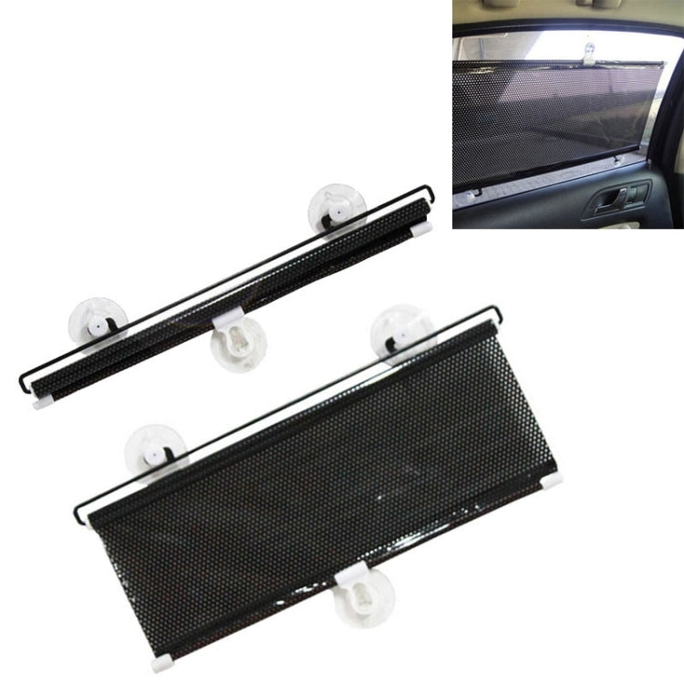 Retractable Car Sun Shade for Automobile Side Window, Size: 60cm x 40cm, Random Color Delivery