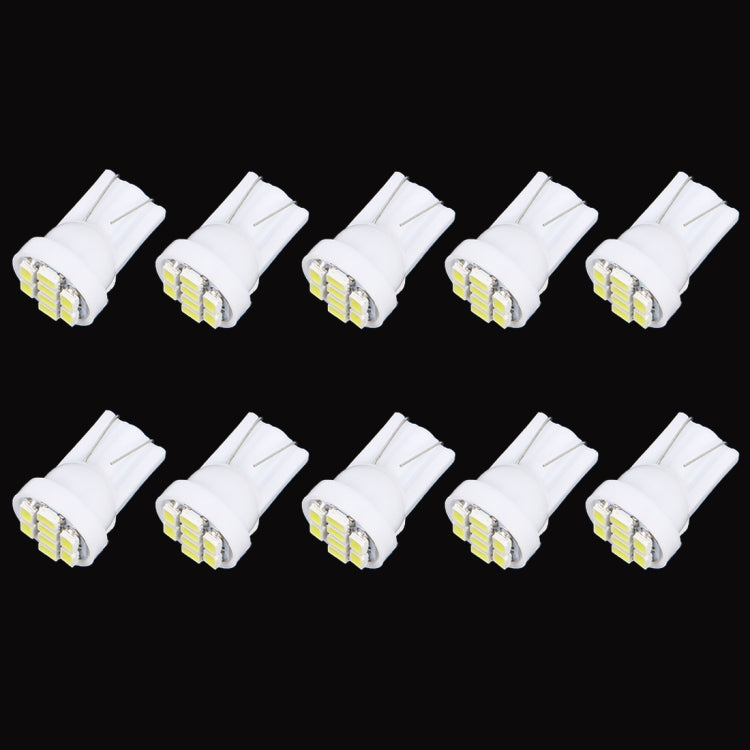 10 PCS T10 8 LED Car Signal Light Bulb