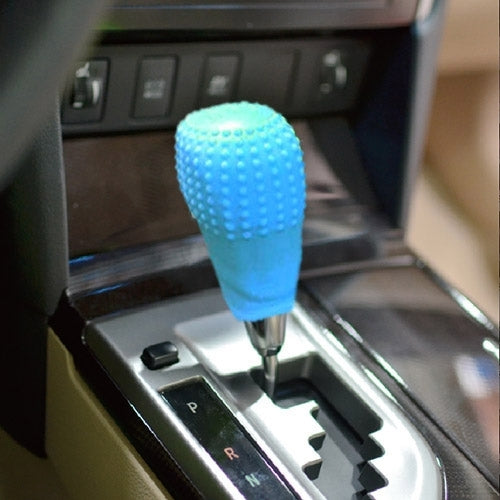 Universal Elasticity Nonslip Soft Silicone Car Gear Shift Knob Cover — view 7