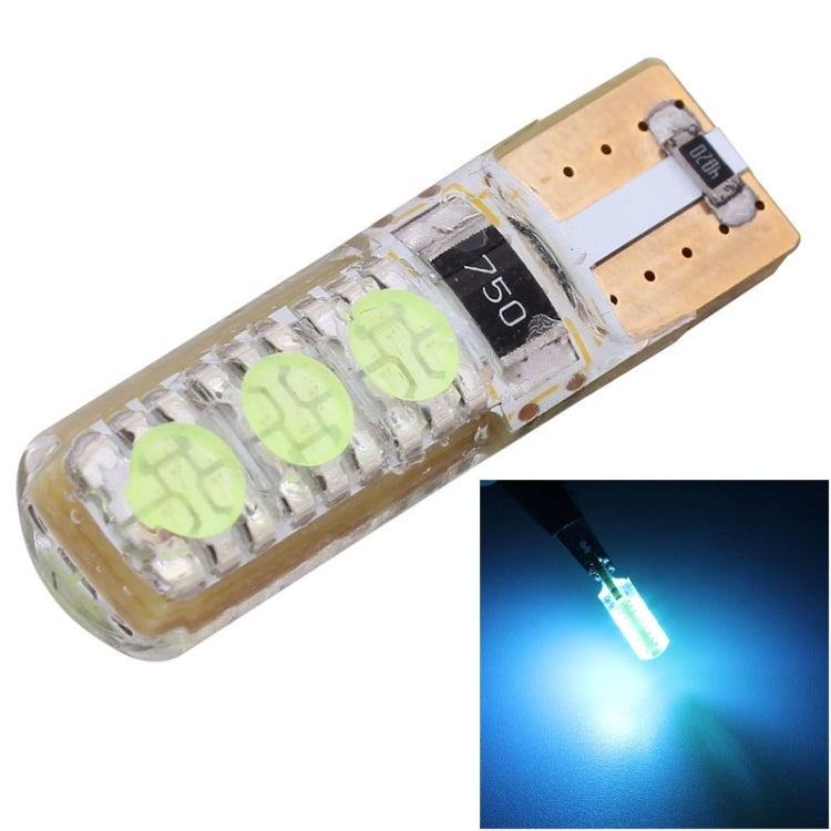 10 PCS T10 3W 300LM Silicone 6 LED SMD 5050 Car Clearance Lights Lamp, DC 12V, 6 SMD 5050 LEDs