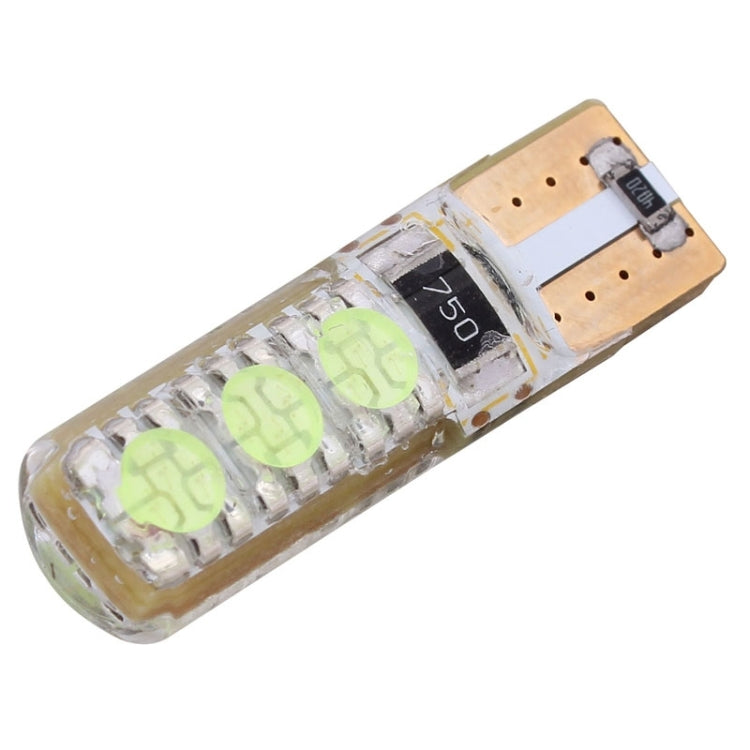 10 PCS T10 3W 300LM Silicone 6 LED SMD 5050 Car Clearance Lights Lamp, DC 12V, 6 SMD 5050 LEDs