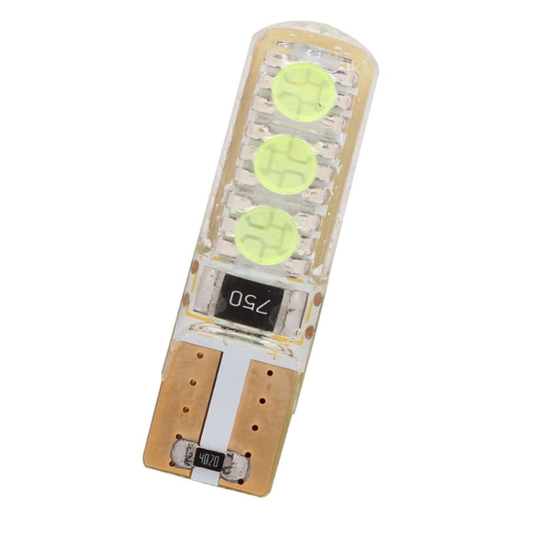 10 PCS T10 3W 300LM Silicone 6 LED SMD 5050 Car Clearance Lights Lamp, DC 12V, 6 SMD 5050 LEDs