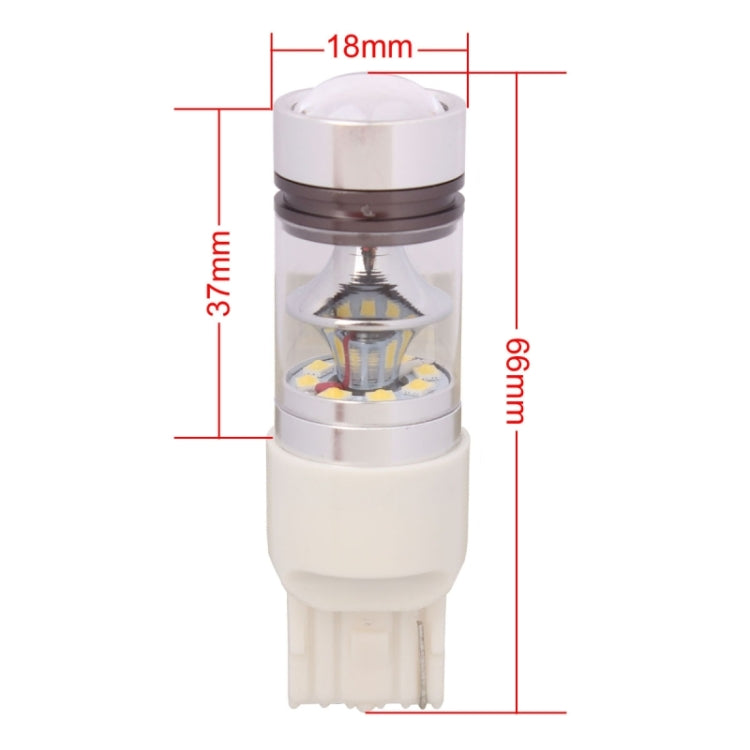 T20 7440 850LM 100W LED Car Rear Fog / Turn Signals / Daytime Running Light Bulb, DC 12-24V