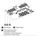 Q7 5.5 inch Car GPS HUD Vehicle-mounted Head Up Display Security System, Support Speed & Real Time & Altitude & Over Speed Alarm & Satellite Number, etc.