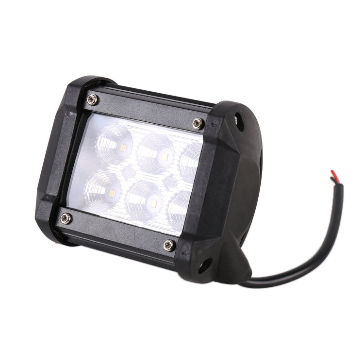 18W 6 LED White Light Floodlight Engineering Lamp / Waterproof IP67 SUVs Light