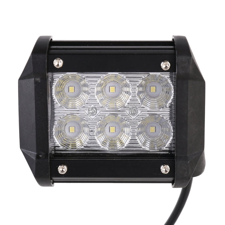 18W 6 LED White Light Floodlight Engineering Lamp / Waterproof IP67 SUVs Light