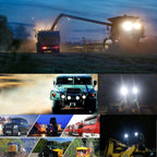 18W 6 LED White Light Floodlight Engineering Lamp / Waterproof IP67 SUVs Light