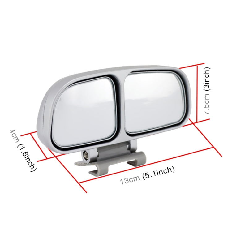 Right Side Rear View Blind Spot Mirror Universal adjustable Wide Angle Auxiliary Mirror