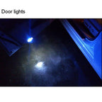 2 PCS T10 2W 120-140LM 6 LED Ice Blue 5050 LED Brake Light for Vehicles, DC12V, 6 5050 LEDs — view 8
